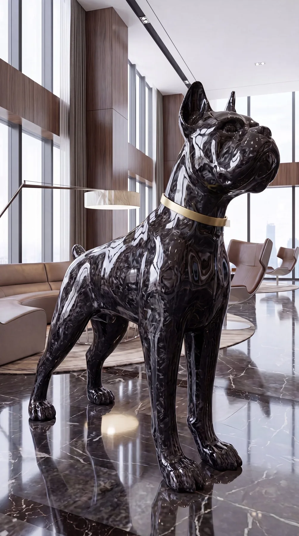 Custos — Scultura figurativa, vista 1