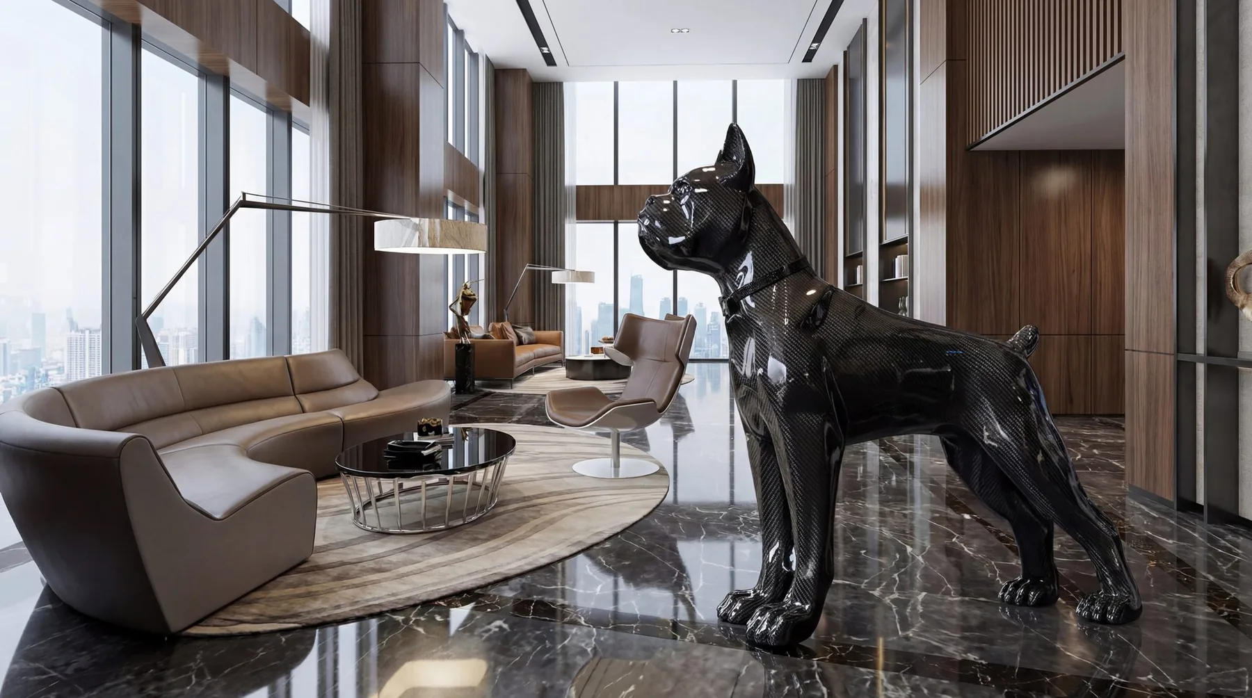 Custos — Scultura figurativa, vista 2